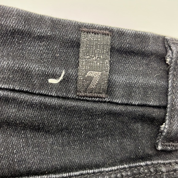 7 For All Mankind Cropped High Waist Vintage Straight Size 25 - Picture 12 of 16